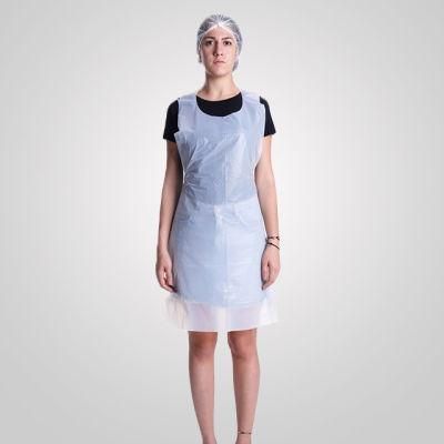 Disposable Plastic LDPE/HDPE Housework Apron for Hospital Protection