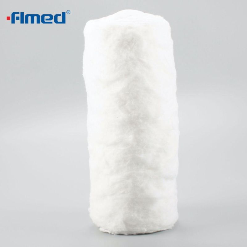 Medical Supply 100% Absorbent Cotton Wool Roll 1000g