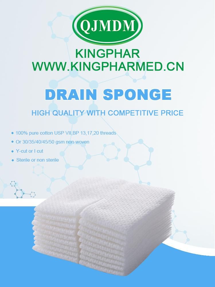 Surgical Material Sterile Non-Woven Swab Gauze Sponge Drain Sponge