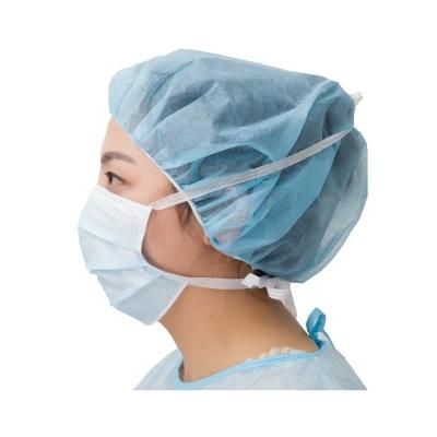 Disposable Medical Use Nonwoven Face Mask with Tie-on