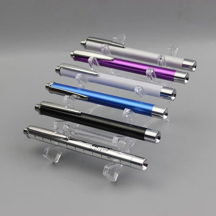 Handheld Aluminium alloy Clip Touch Switch Medical LED Penlight