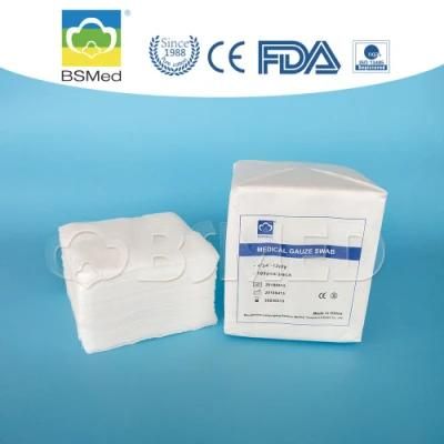 Surgical Medical Supply Disposbales Products Cotton Gauze Pads Sponge Swab