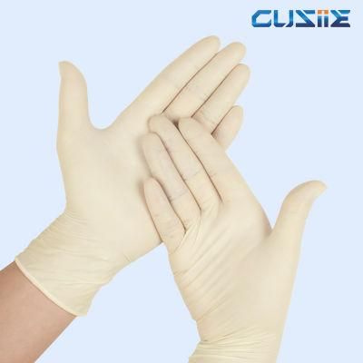 Powder Free Latex Disposable Safety High Quality Protective Latex Gloves