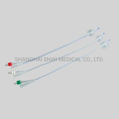 100% All Silicone Foley Balloon Catheter for Disposable Medical Single Use