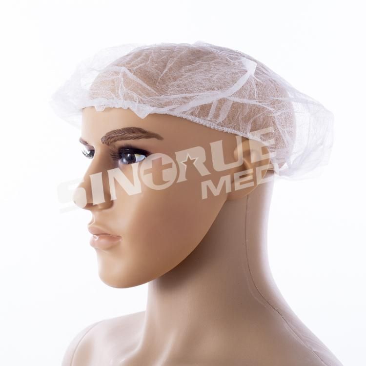 18" 21" 24" Disposable Non-Woven Round Nurse Cap