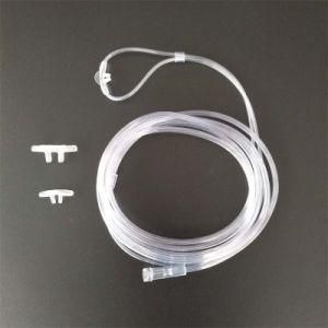 Medical PVC Nasal Oxygen Cannula / CO2 Monitoring Cannula with FDA, CE
