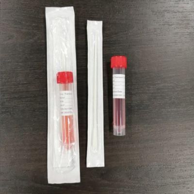 10ml Transport Virus Sampling Specimen Collection Media Swab Tubes for Single Use