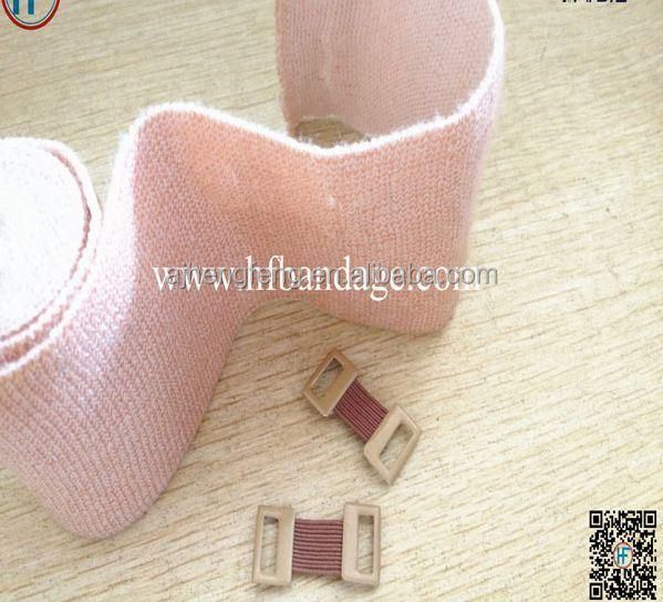 High Elastic Bandage Wrap-Durable Compression Bandage with Clips CE Approval