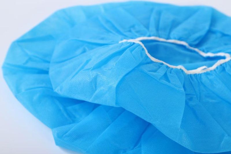 Nonwoven Fabric Medical Clip Cap for Hospital Lab Double Single Elastic Boffant Non-Mediacal Dustproof Anti-Dust Double Elastic Nurse Doctor