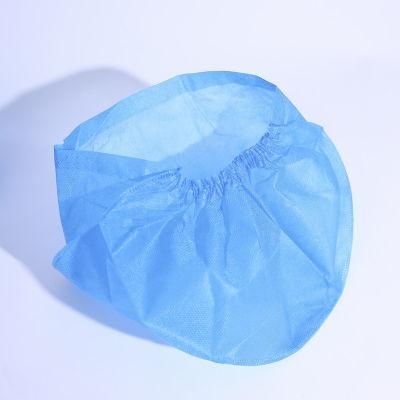Men Made Disposable Dustproof PP Blue Dustproof Bouffant Cap