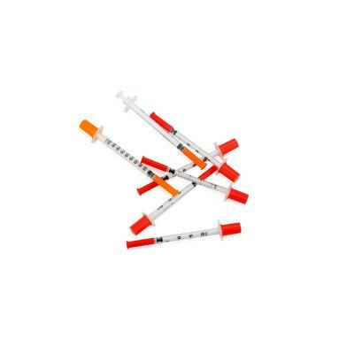 Wego Medical Supply Disposable Sterile Insulin Syringe with Caps