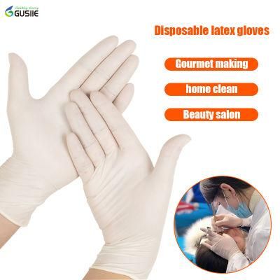 Latex Gloves, Safety Wear Latex Work Gloves Disposable Medical Examination Gloves