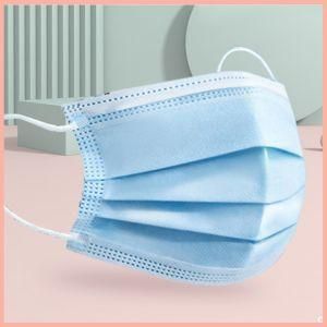 Disposable Surgical Masks Medical Doctors Use Masks with Three Layers of Breathable Adult Protective Masks with Ce