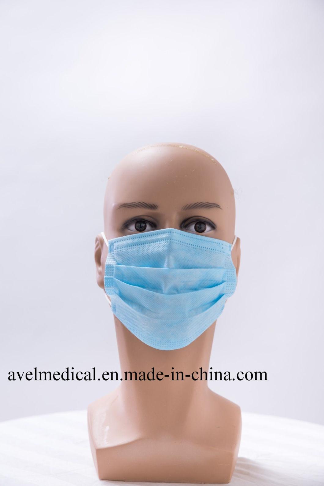 Melt-Blown Fabric 3 Layers Pm2.5 Dust Protective Mask Foldable Safety Disposable Respirator Face Mask