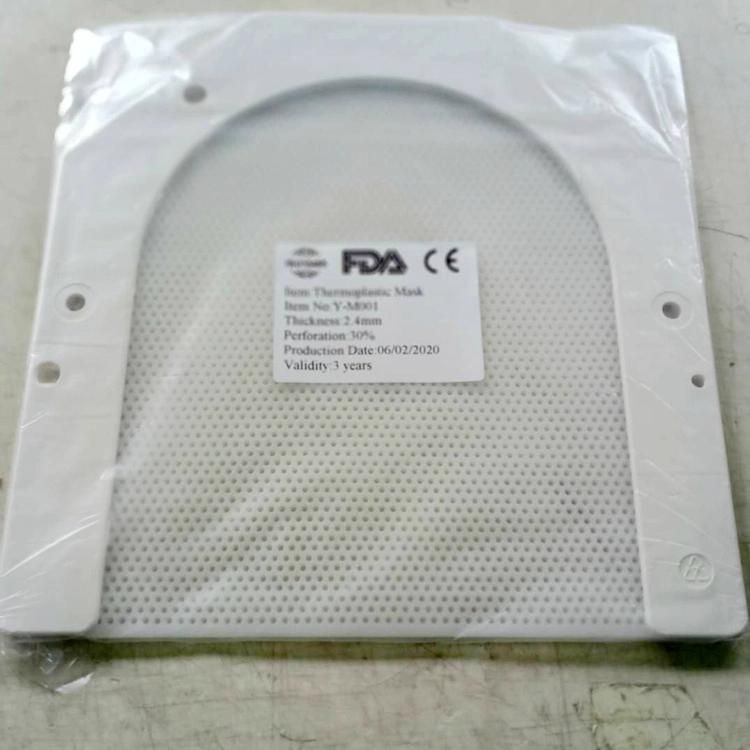 CE ISO Certified U Type Thermoplastic Radiotherapy Mask for Cancer Therapy