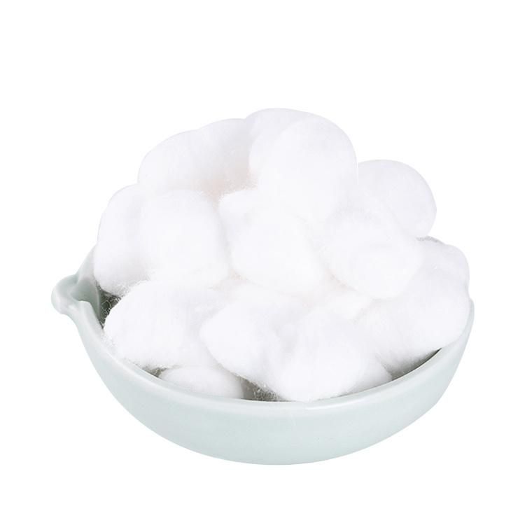 Medical Surgical Disposable Supplies Sterile Non Sterile 0.2g 0.5g 1g Cotton Balls Blister Packing Absorbent Cotton Ball Factory Kingphar Medical