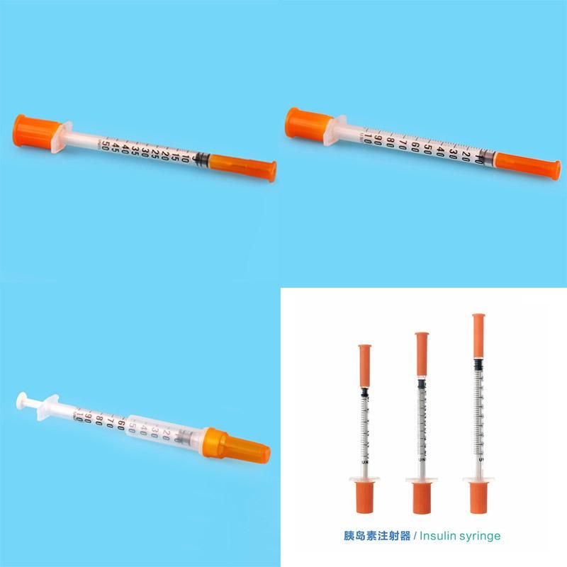 China Supply Medical 1ml Insulin Syringe