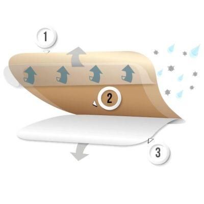 Advanced Medical Soft Foam Dressing Sterile Hydrocolloid Foam Dressing