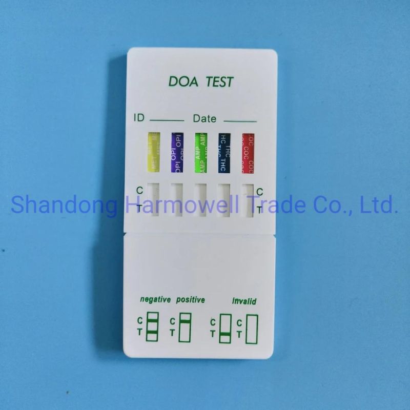 High Sensitivity Urine Drug Testing Equipment Drug of Abuse Test Kit Saliva Test Cassette Drug Rapid Test