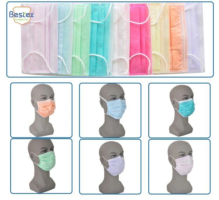 Adjustable Medical Surgical Mask Comfortable 3ply Tie on Face Mask