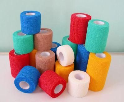 Hot Sale Non Woven Cotton Sticks Elastic Cohesive Bandage Tape