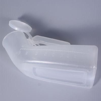 White Disposable PP+PE Medical 1000ml Scaled Men&prime; S Urine Bottle