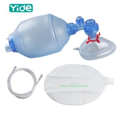 PVC Manual Resuscitator Ambu Bag for Adult Pediatric Infant Size