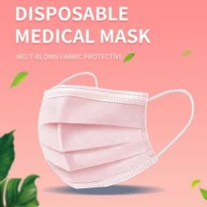 Whitelist High Quality Non-Woven 3 Layer Disposable Medical Mask with Earrings and Anti-Virus Mask
