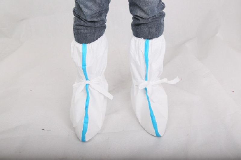 Seaming Strip Protective Isolation Shoe Cover with Belt