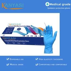 Kanyasi Nitrile Ultra Soft Black Disposable Gloves 100PCS Latex &amp; Powder Free