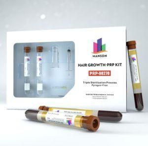 Manson OEM Triple Sterilization Acd-a+Gel+Biotin Hair Implant Easy Price Prp Test Tube Kit for Prp