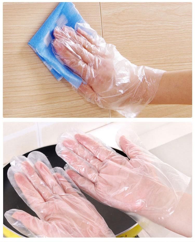 Disposable PE/TPE/HDPE/LDPE Glove Food Grade Kitchen Household Cleaning Gloves