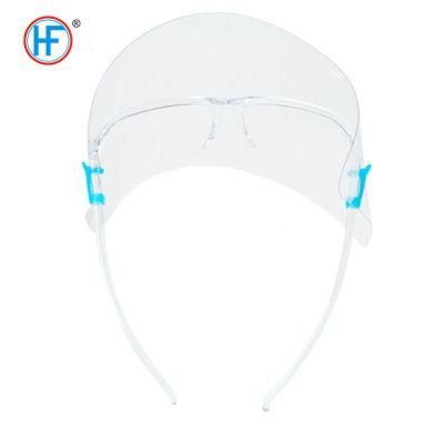 Mdr CE Approved Safety Disposable Lightweight Medical Face Shield Stored in a Dry Warehouse