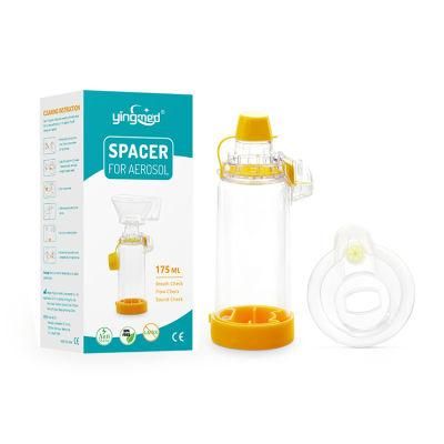 Fresh-Design Medical Aero Chamber with Silicone Cover, Aerochamber Inhaler for Respiratory Therapy, Mdi Spacer for Asthma
