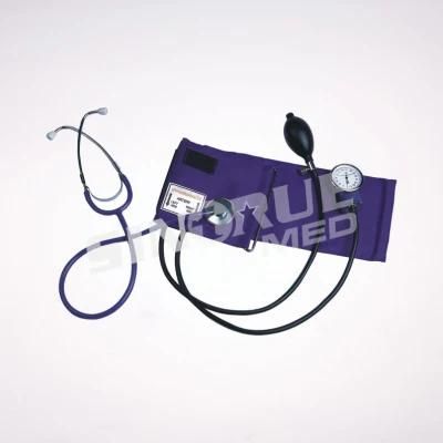 Clinic Hospital Aneroid Sphygmomanometer with Stethoscope
