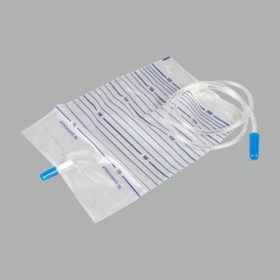 Disposable 2000ml Economic Luxury Urinary Drainage Bag Urine Collector Bag Disposable Urine Bag