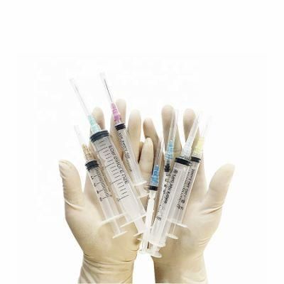 Disposable Medical Plastic Luer Lock Syringe with Needle