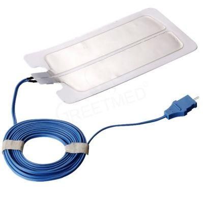 Factory Supply Esu Disposable Electrosurgical Adult Monopolar Grounding Pad Diathermy Pad