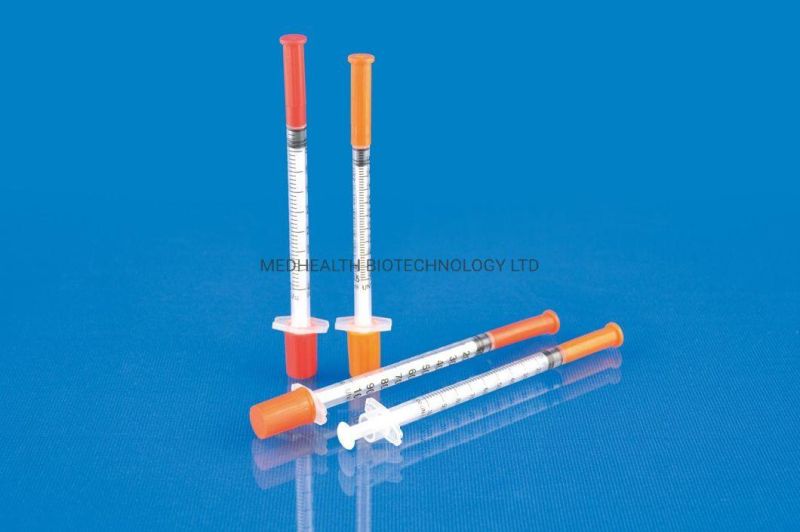 CE/ISO Medical Disposable Syringe with Needle