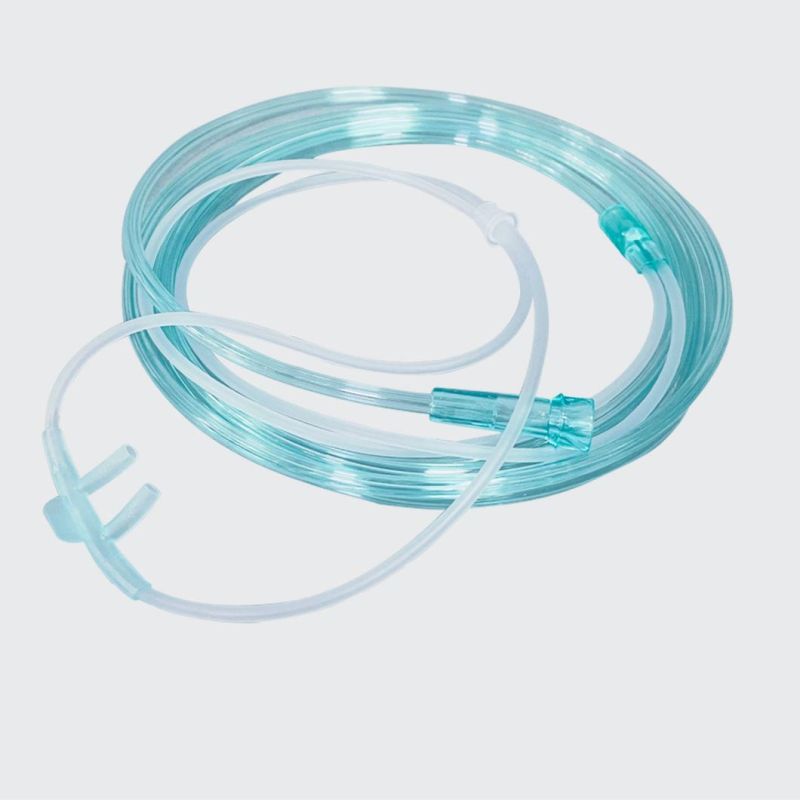 Medical Breathing Nasal Tube Standard Oxygen Nasal Cannula CE Certificates Breathing Circuit Midsplit Tube