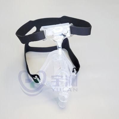 Full Face Cover Silicone Breathing Mask CPAP Mask