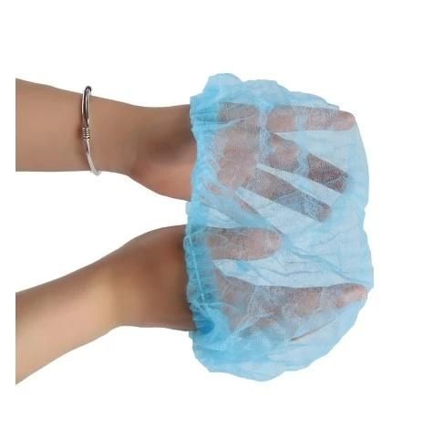 Non-Woven Hair Shower Anti-Dust Shoe Disposable Pleated Cover Cap