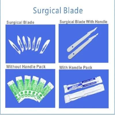 Medical Surgical Blade with Plastic Handle Equipments