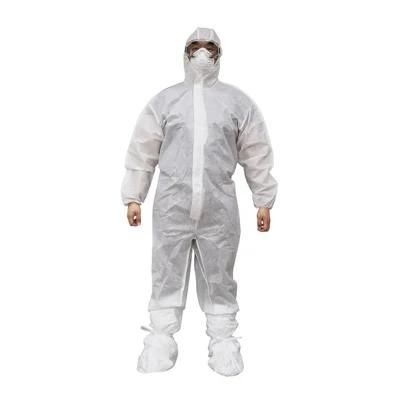 Disposable PP/SMS Non Woven Protective Waterproof Type 5/6 Coverall