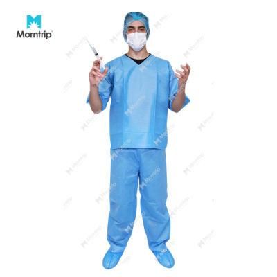 Hospital Uniform Doctors Disposable Comfortable Medical Surgical Scrub Suit Sets