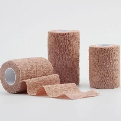 Hospital Medical Wound Cohesive Cotton Gauze Rolls Bandage