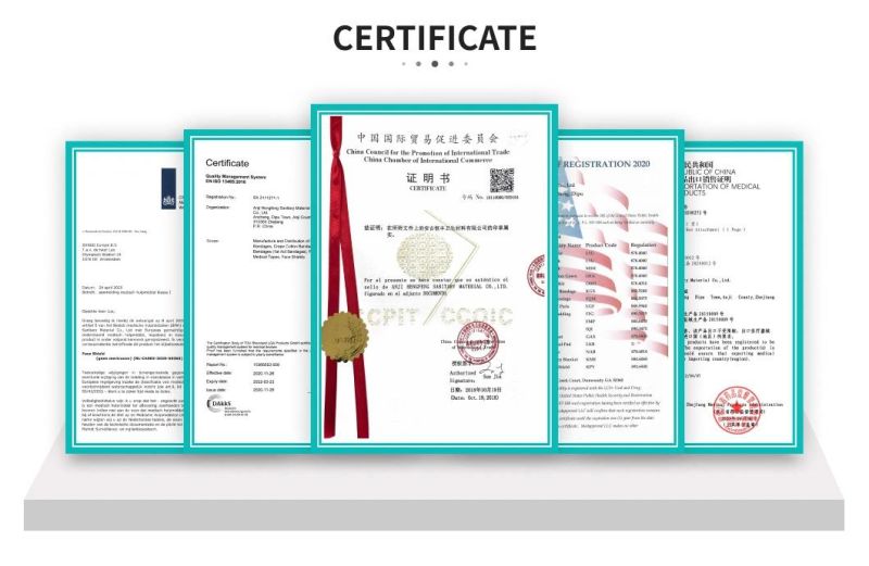 Mdr CE Approved Nonwoven Cohesive Bandage with ISO/CE/FDA Certificates