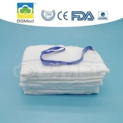 100% Cotton Absorbent Medical Gauze Lap Sponge for Wound Dressings FDA Ce ISO Certificates