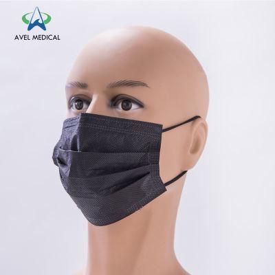 3 Layer Disposable Protective Earloop Non Woven Face Shield Mask