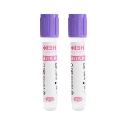 Direct Sales CE / ISO Vacuum Blood Collection Tubes Tube K2 K3 EDTA